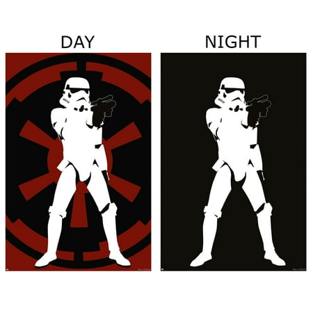 Stormtrooper Neon Framed Photographic Print 30x40cm16x12 inches